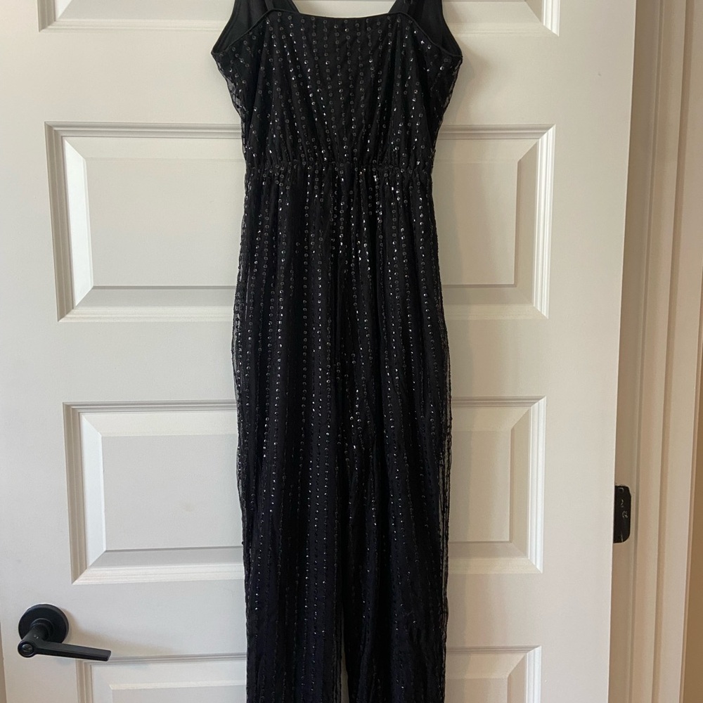 Express black sequin jumpsuit - WORN ONCE XXS - Picture 5 of 6